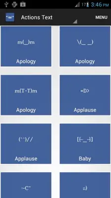 Ascii Emo android App screenshot 3